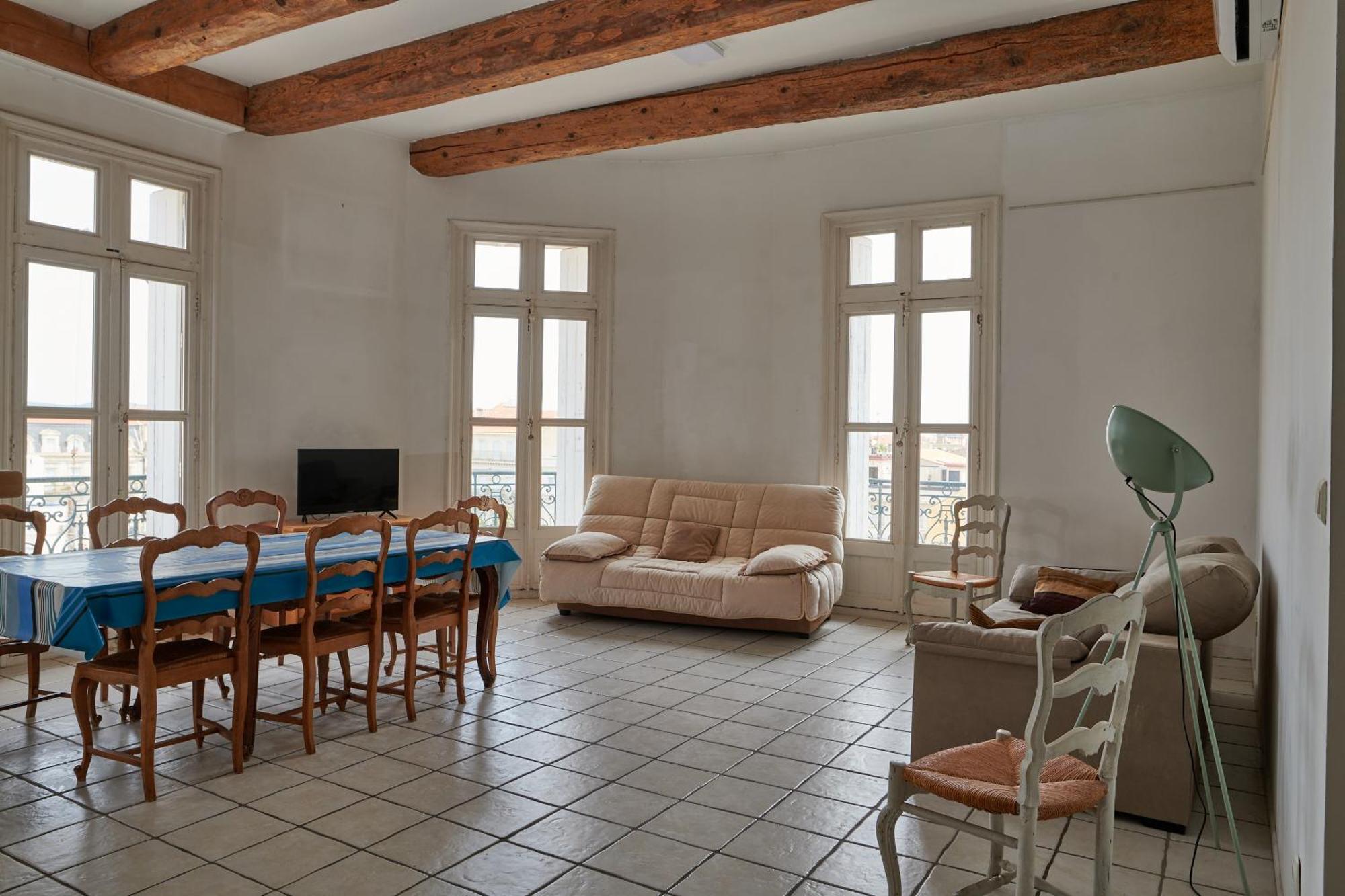 Grand Appartement Au Coeur De Sète Buitenkant foto